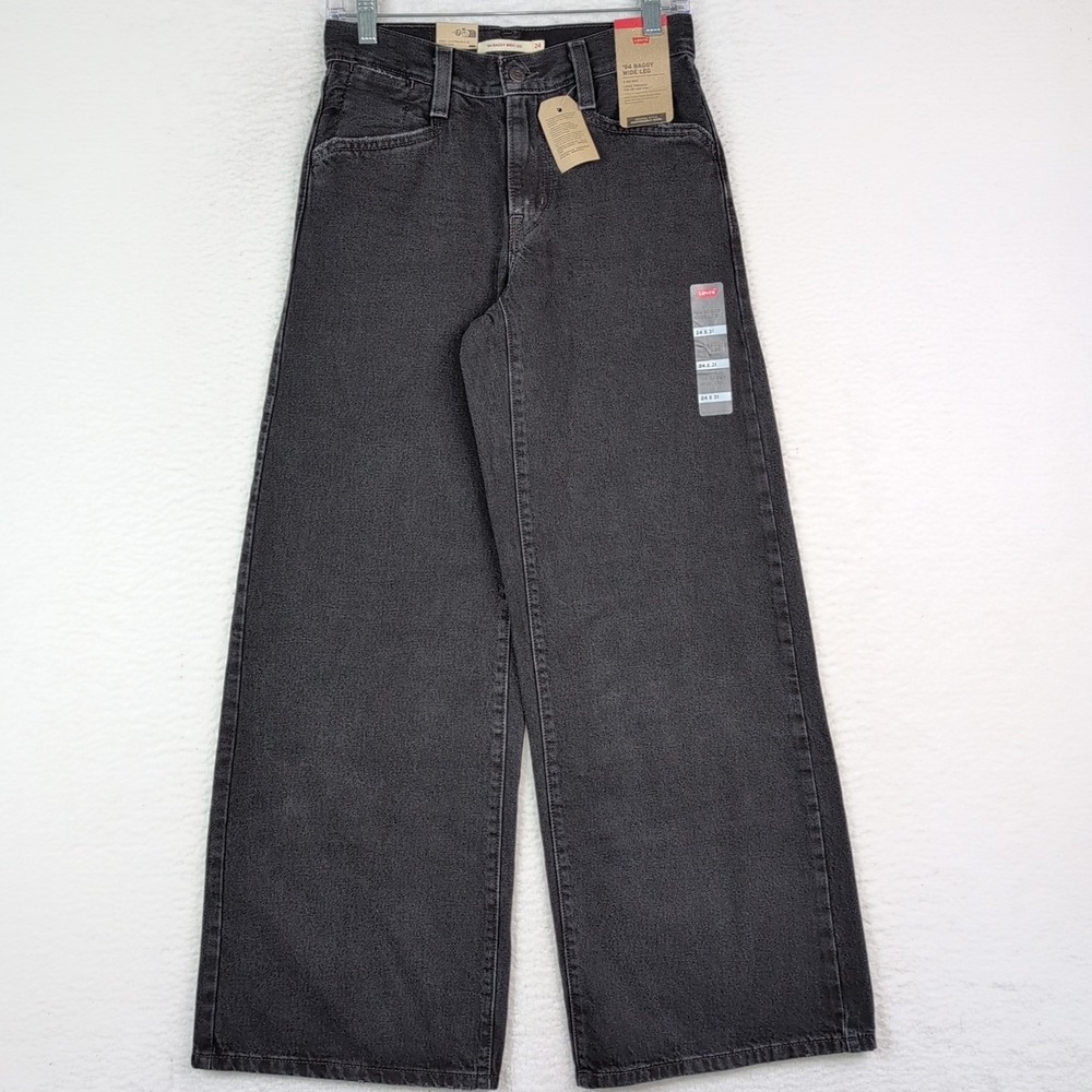 NWT Levi's Women '94‎ Baggy Wide Leg Relaxed Fit Mid Rise Zip Fly Jeans 24x31